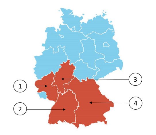 Abbildung zur Frage: Welches Bundesland ist Baden-Württemberg?