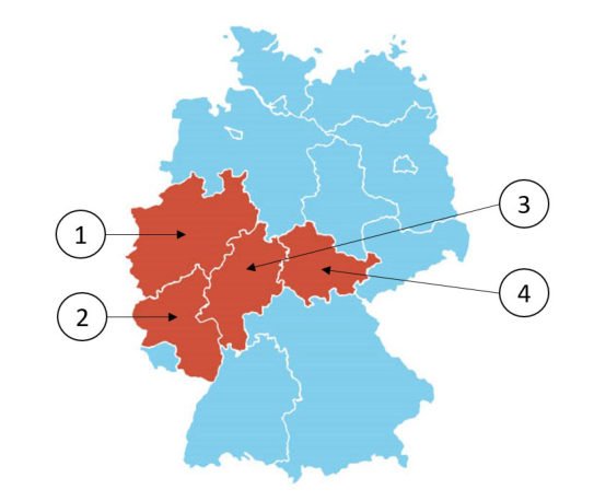 Abbildung zur Frage: Welches Bundesland ist Hessen?