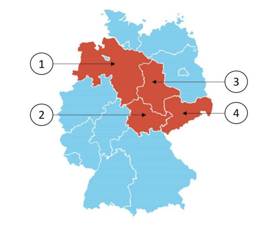 Abbildung zur Frage: Welches Bundesland ist Sachsen-Anhalt?